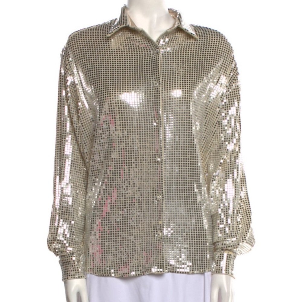 New Arrivals sequin shirt